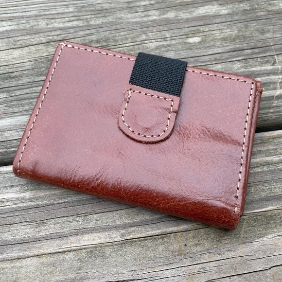 Cardholder Trifold Wallet Genuine Leather Handmade - Picture 2 of 10